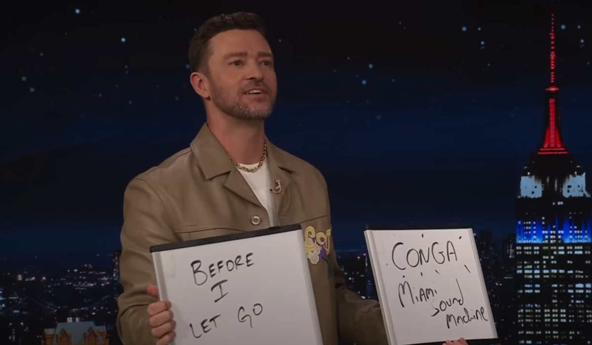    Джастин Тимберлейк. Кадр: YouTube-канал "The Tonight Show Starring Jimmy Fallon"