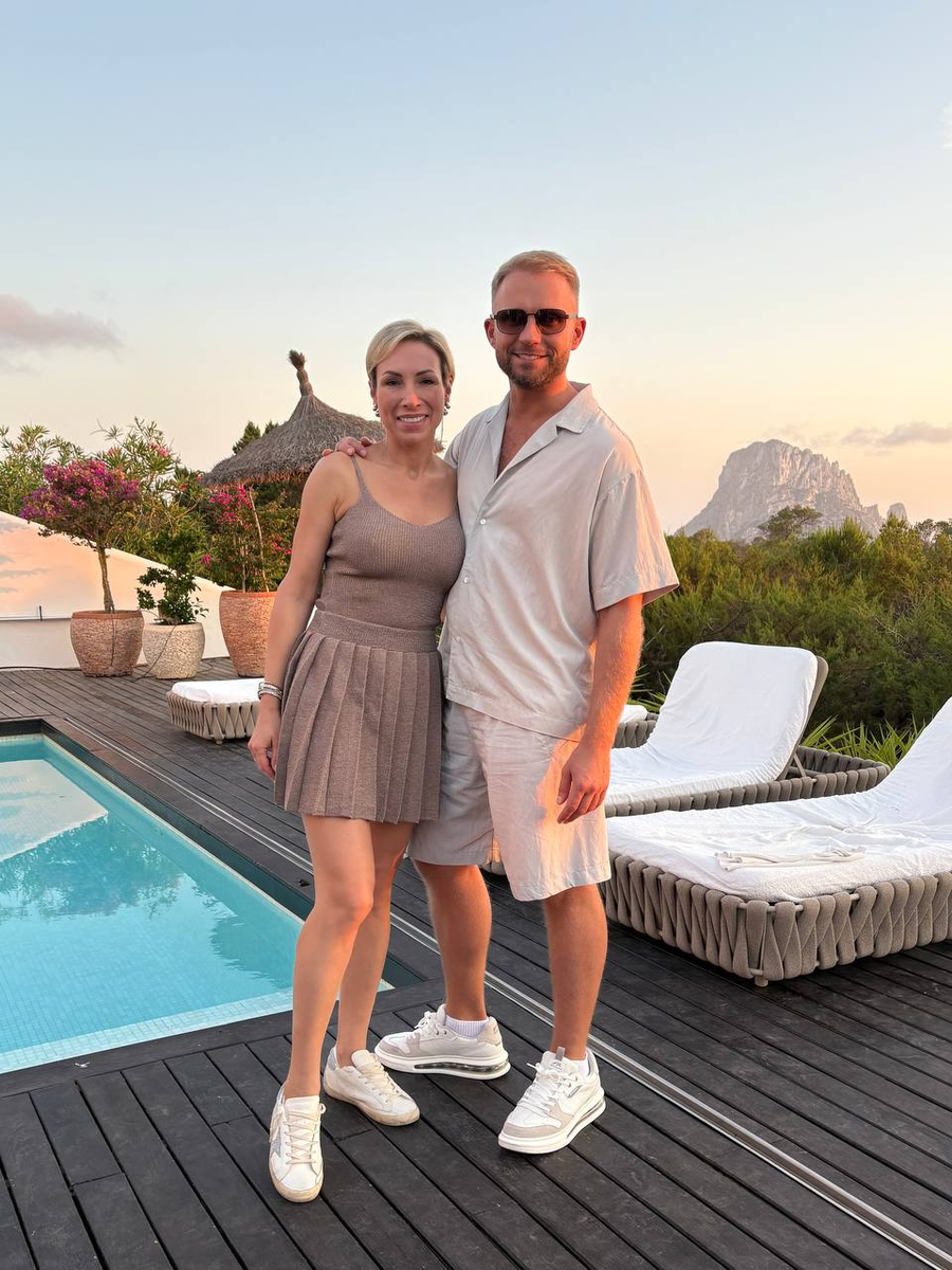 Дмитрий с женой Екатериной