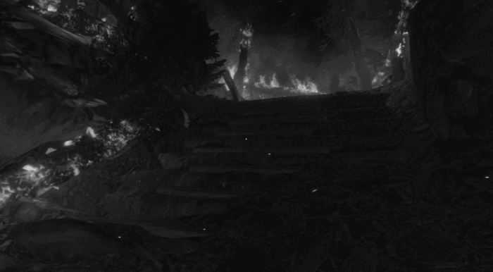 Gif картинка "Кузнец сбегает от ЛИХО в мир живых"