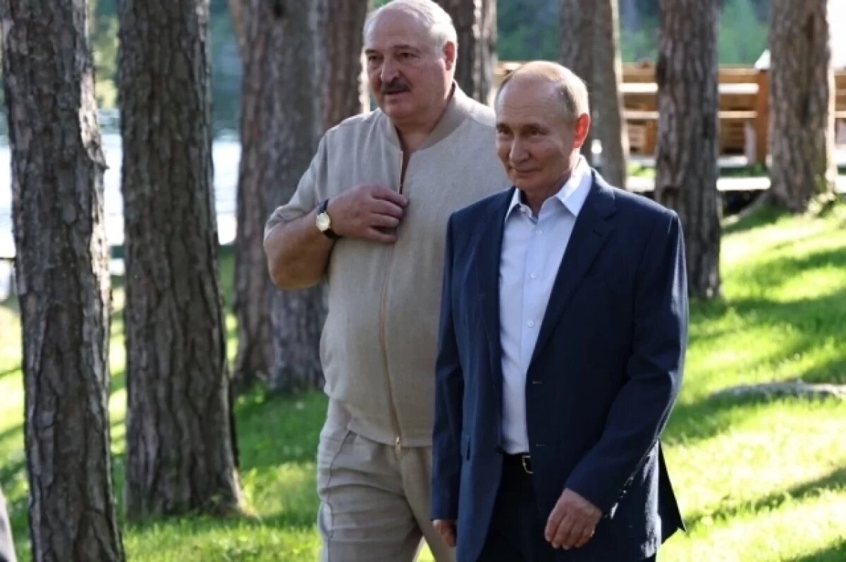    Путин и Лукашенко проведут встречу на Валааме