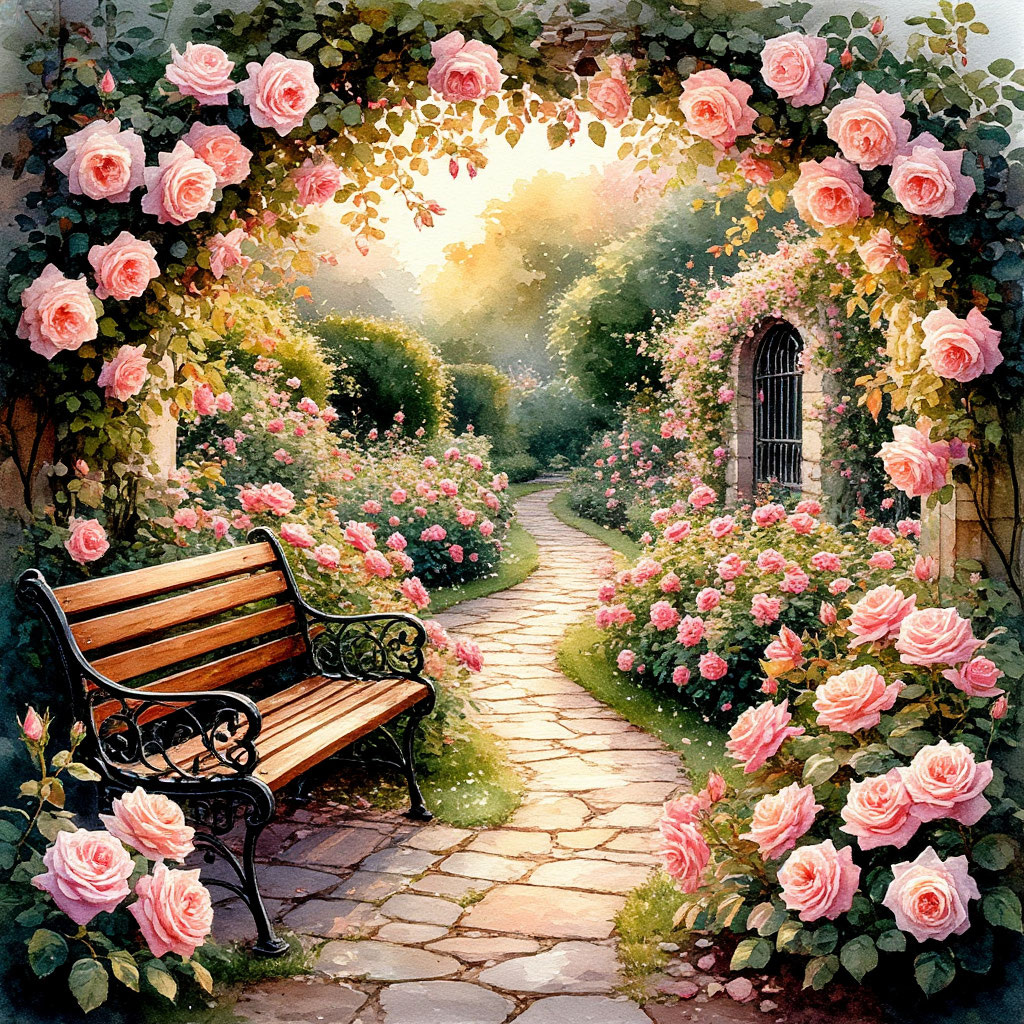 Работа Шедеврума по промту Зеленой леди: сад, семья и томатный сок