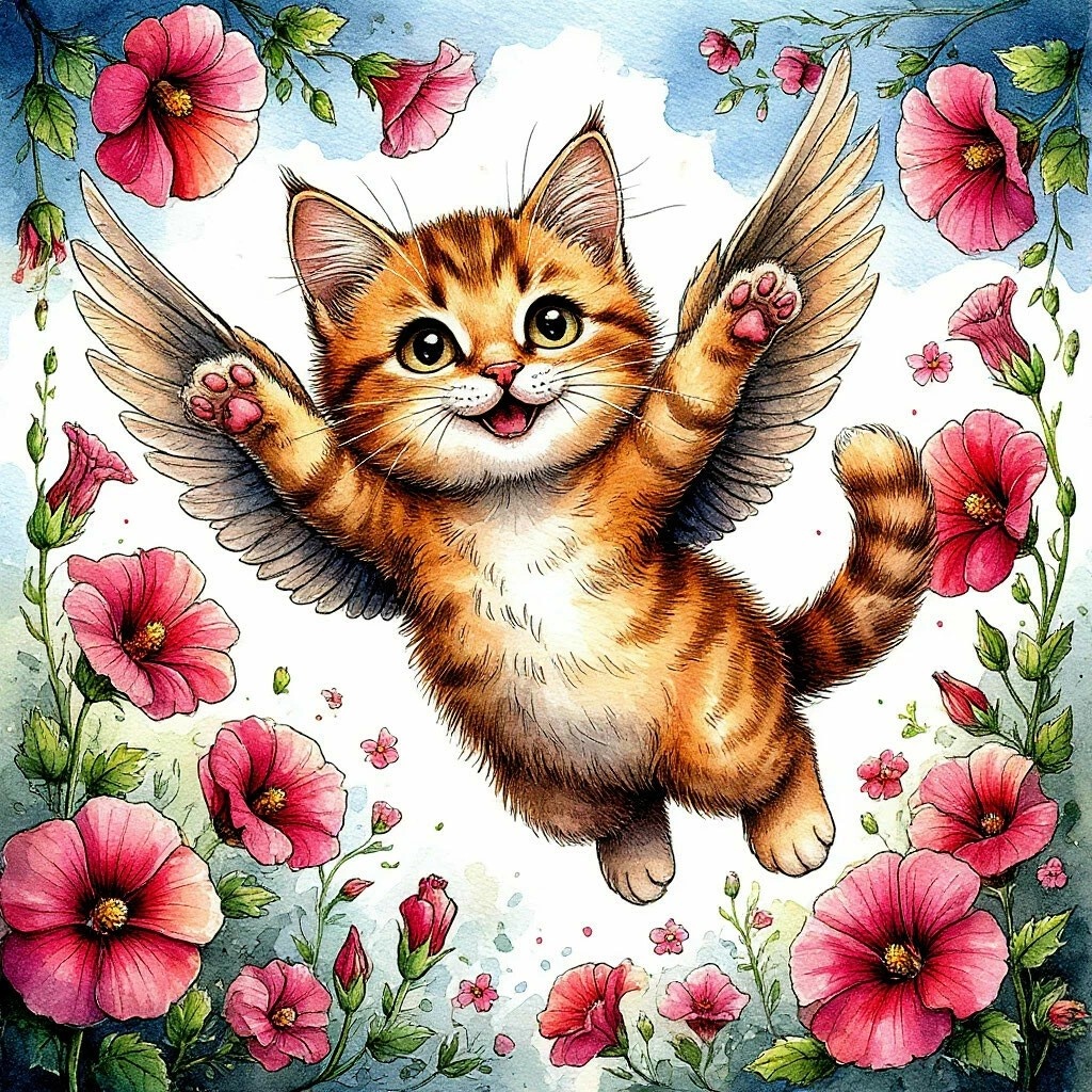 Я летаю в творческих потоках :)