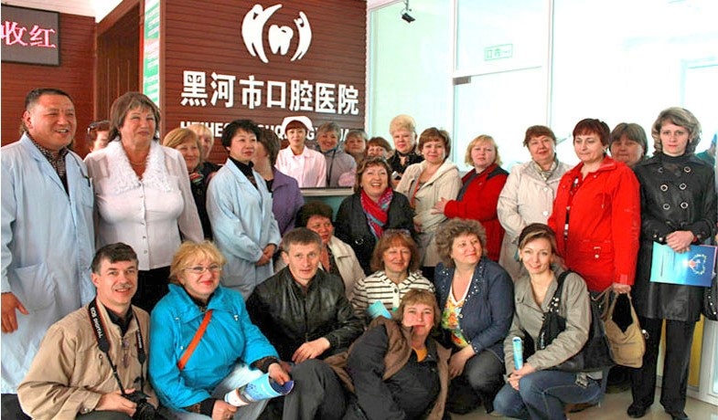 Общее фото с пациентами.