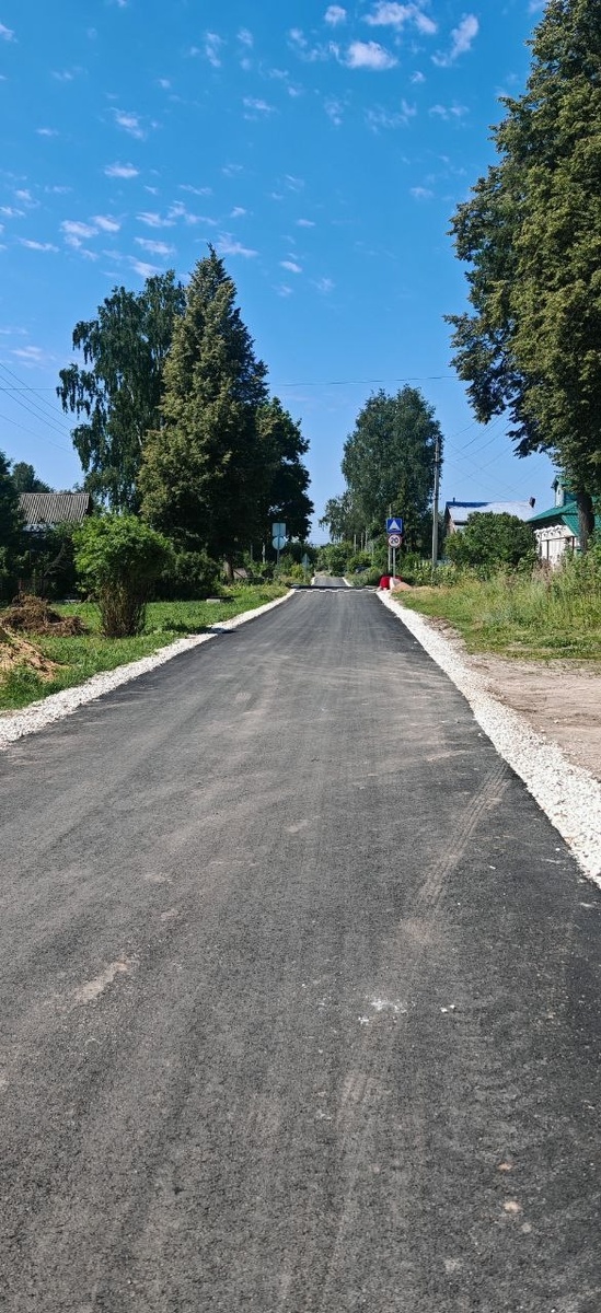Новая дорога на ул. Бабушкина