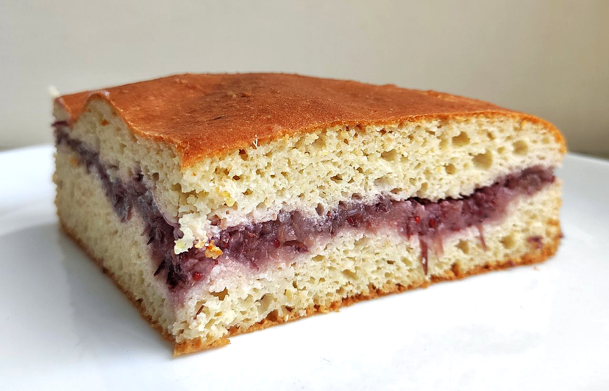 Ягодный пп пирог без глютена и сахара