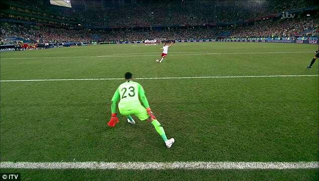 заступ вратаря на пенальти