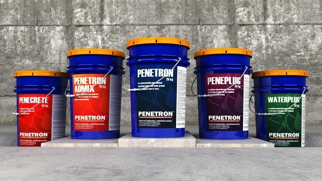 Гидроизоляционные материалы системы "Пенетрон"