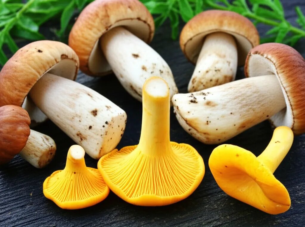    Как правильно чистить разные виды грибов (белые, маслята, лисички)? Евгения Супова