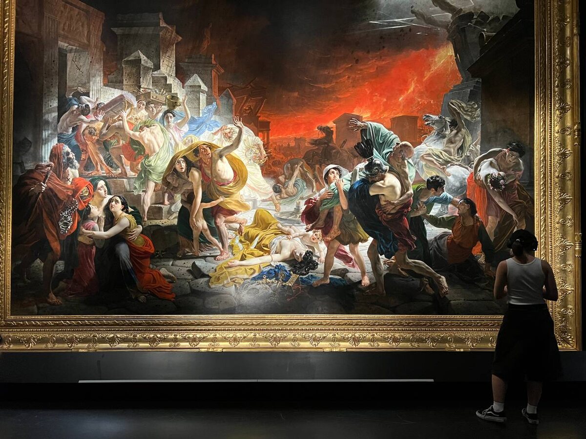 Гибель Помпеи во всей красе