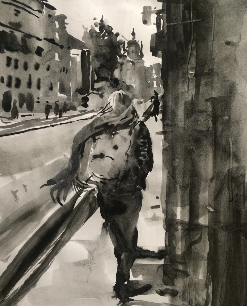 Зарисовка для #inktober2019