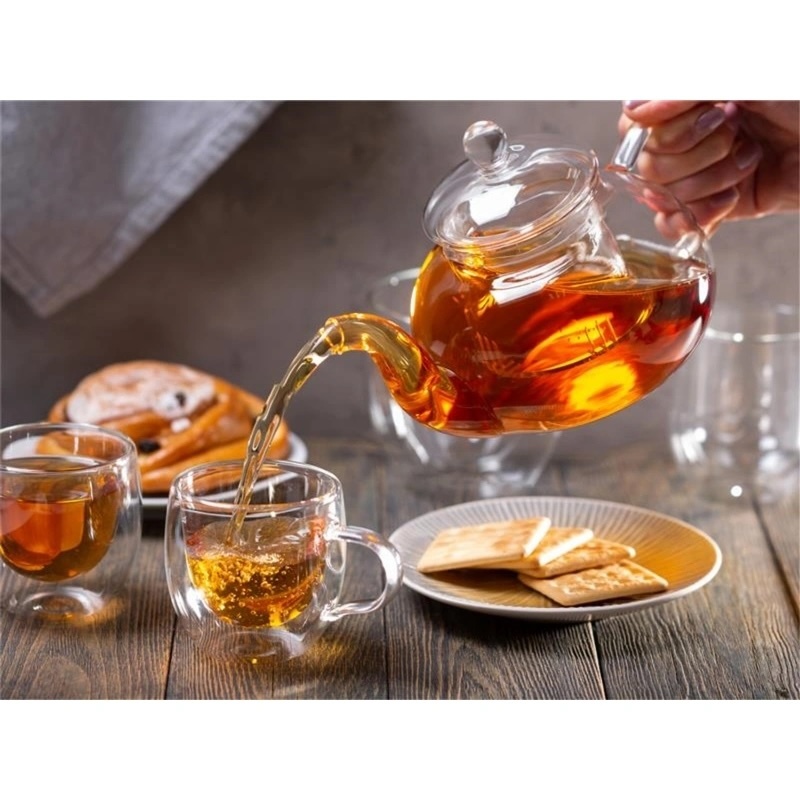 Стеклянный чайник подчеркнет глубокий цвет напитка и поможет сделать процесс дегустации настоящим ритуалом