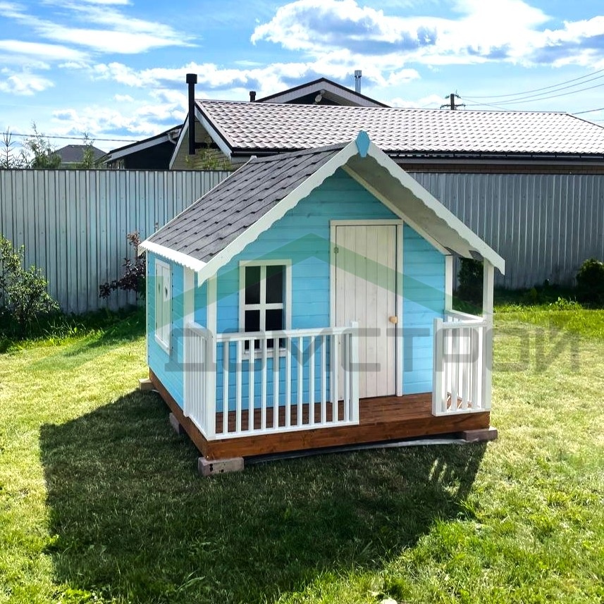 Домик, который мы поставили в июле одному из клиентов 