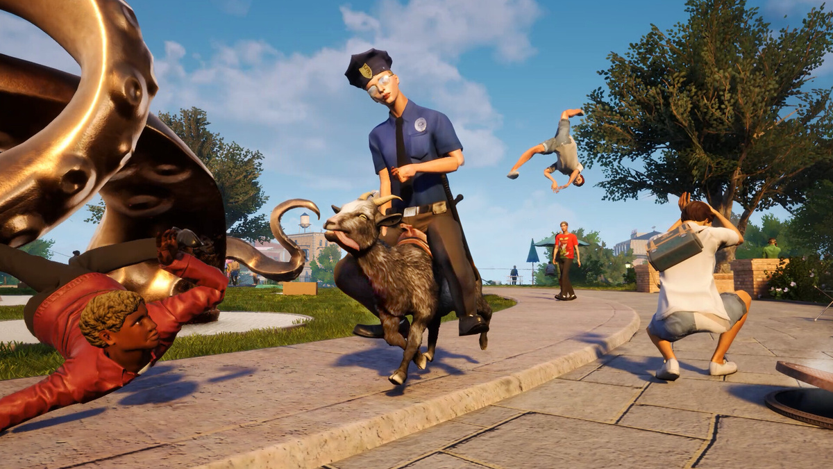 Комментировать особо смысла нет — по скриншоту Goat Simulator 3 все понятно
