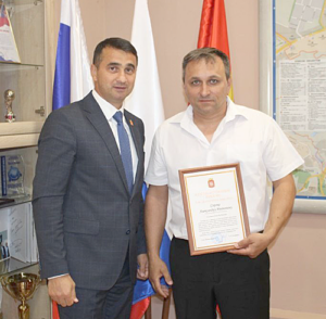 Е.Н. Камфарин и А.Сорока.   
/ ФОТО Юлии Фроловой Администратор  📷
