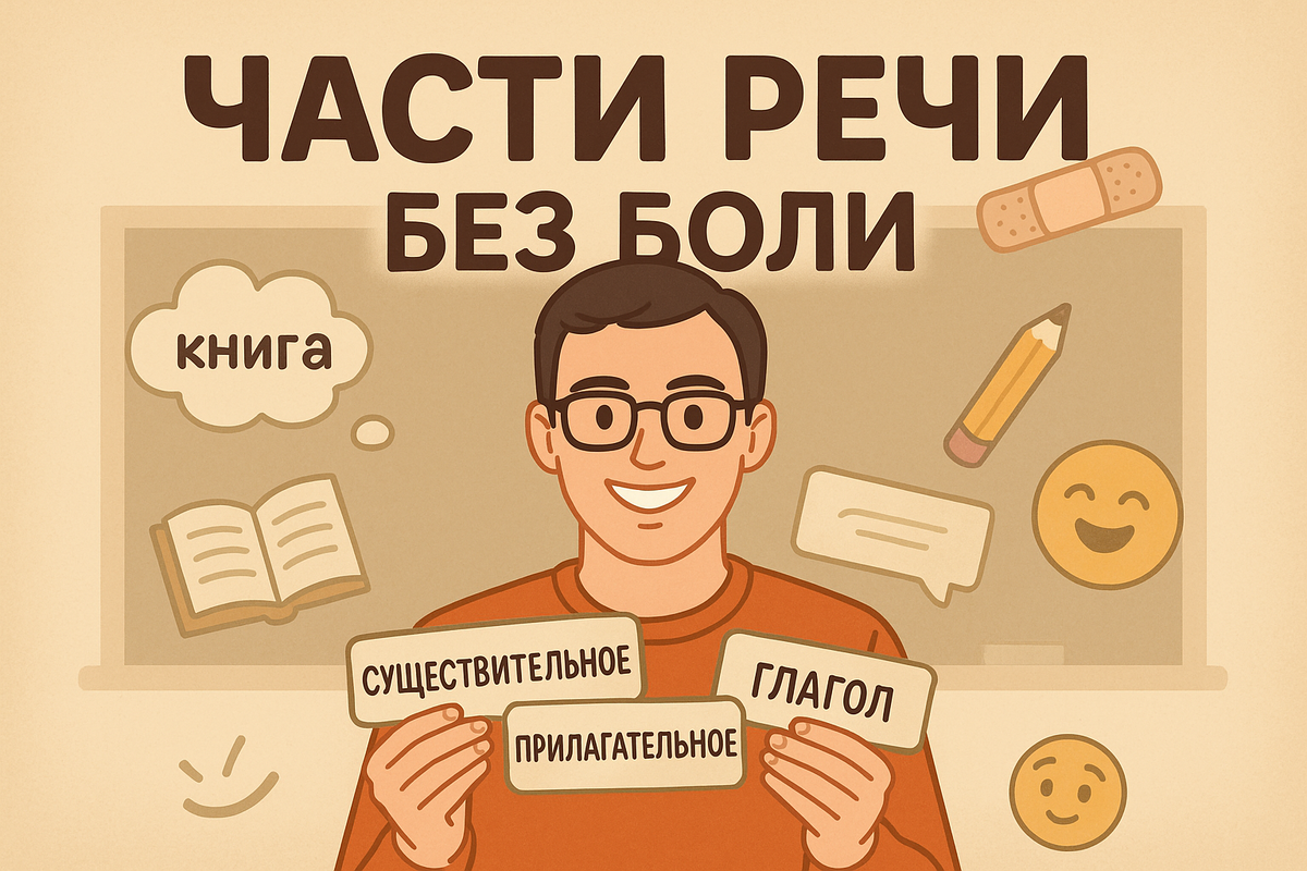 Части речи без боли: подробно 