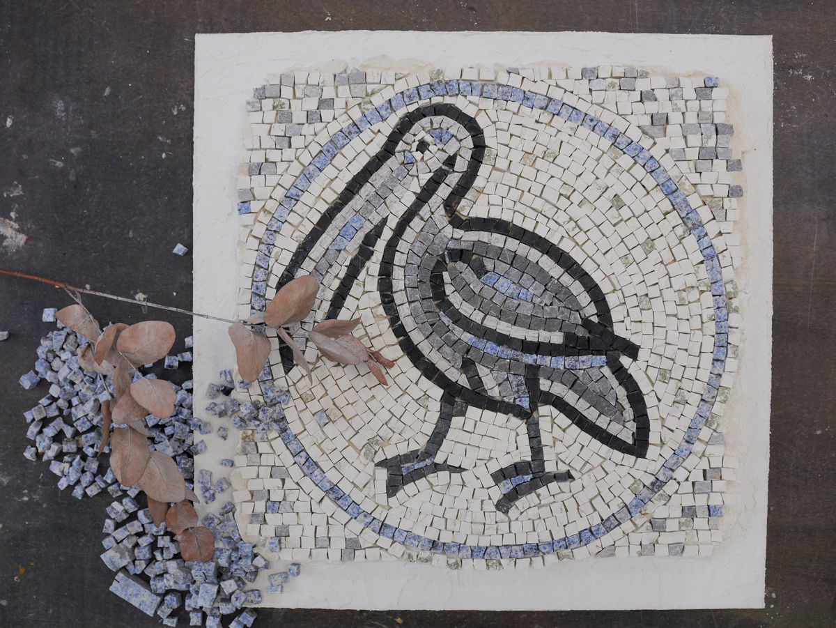 Римская мозаика, натуральные камни