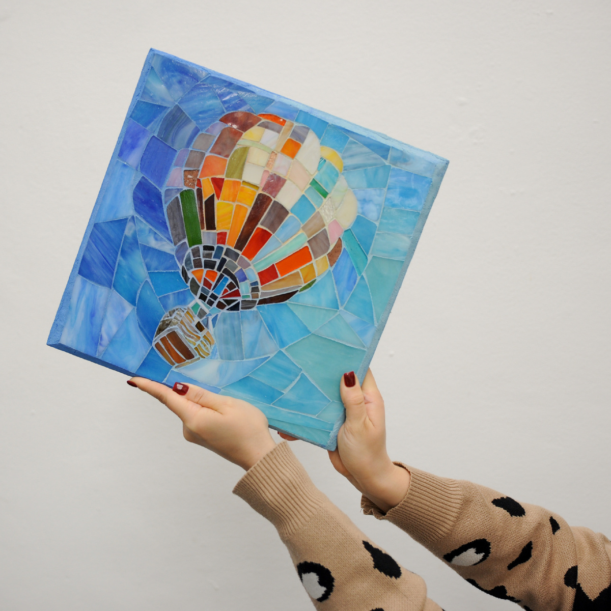 Современная мозаика из стекла. Первая работа Марии в этой технике