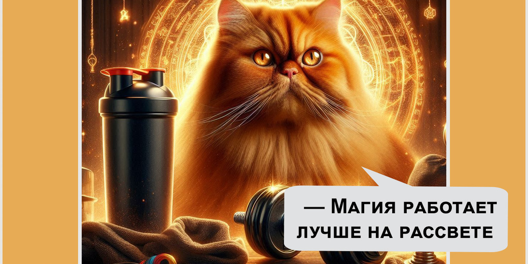 Мой кот заставляет меня делать планку в три утра