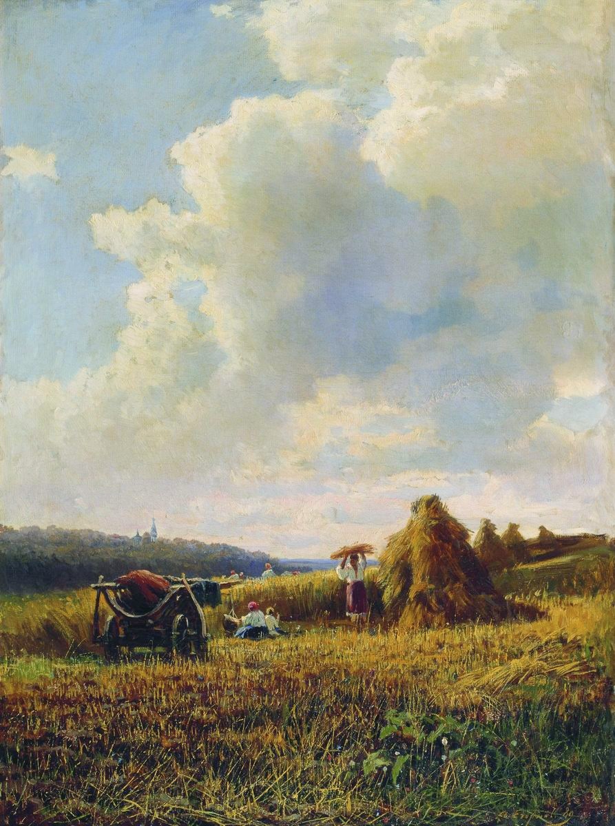 "Жатва", 1889 год. Холст, масло. 80 x 60 см