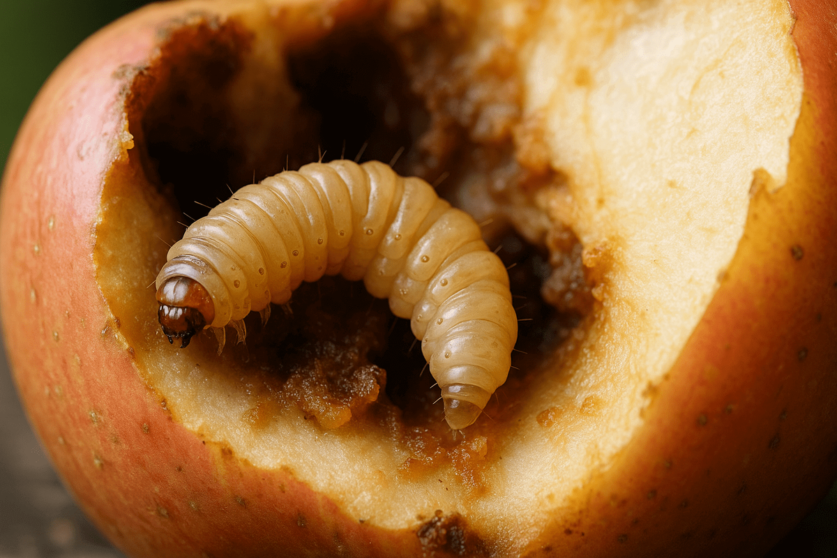    Если червь — это безопасный белок, что же тогда представляет опасность в червивых плодах? И велика ли она?