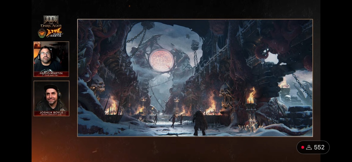 Концепт арт первого дополнения для DOOM: The Dark Ages