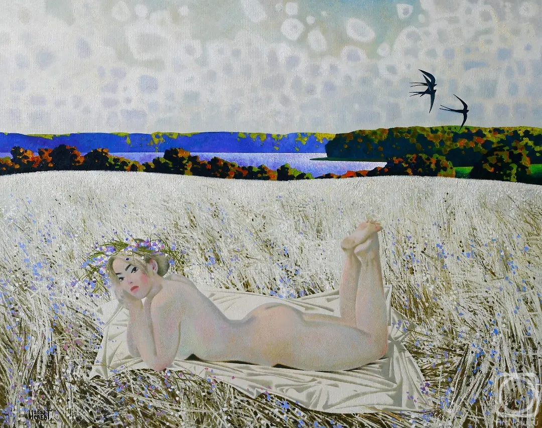 © Геннадий Исаев. Мелодия осени. Холст, масло. 95  x 125см. 2023 г.