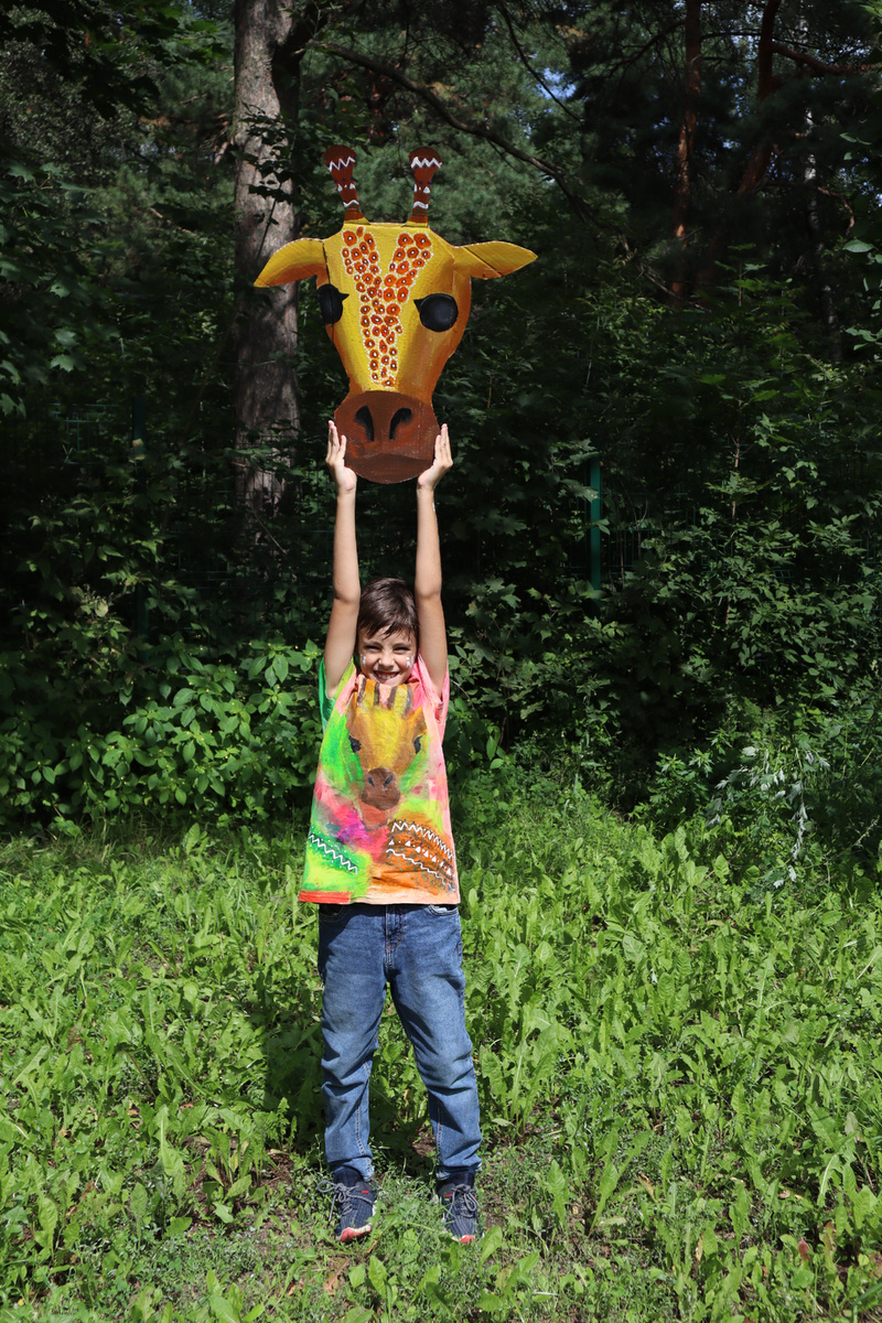 Иван Попов. Афрофест. Образ Жирафа