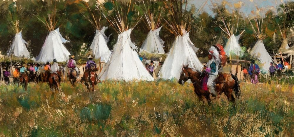 КАРТИНА ХУДОЖНИКА РАМОНА КЕЛЛИ / Ramon Kelley / *1939 / США