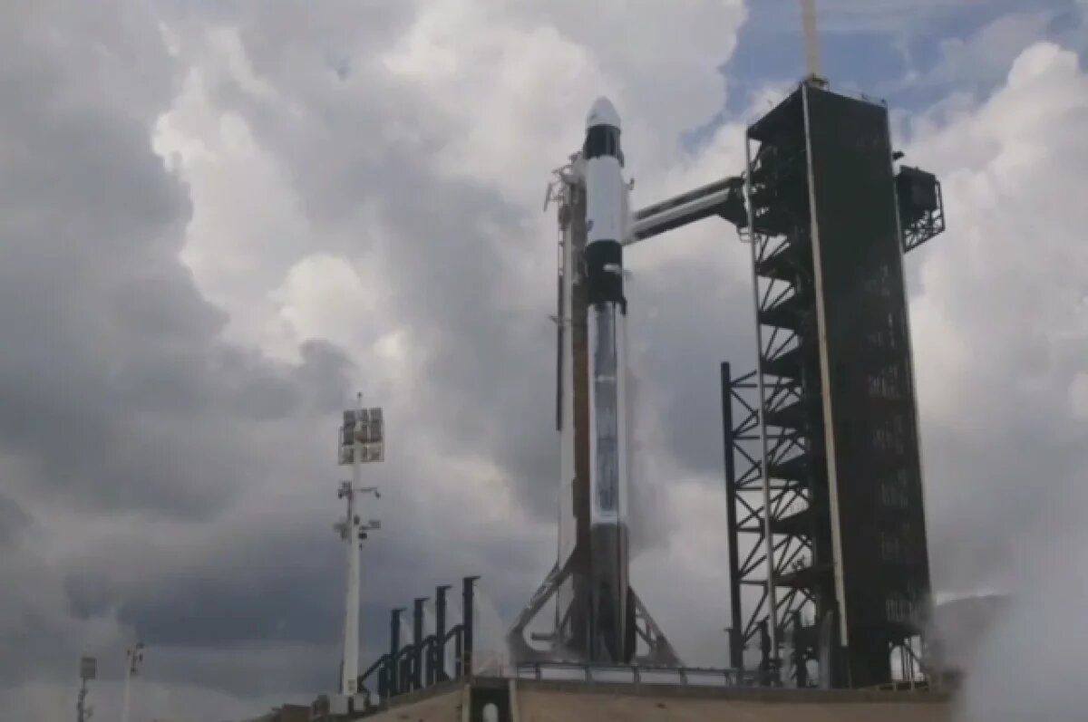   Корабль Crew Dragon с российским космонавтом Платоновым стартовал к МКС