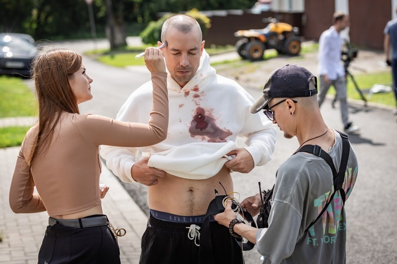 Съёмки фильма «Роман с того света», фотограф: Нелла Шагеева