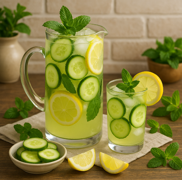 Лимонад с огурцом рецепты от Дарики