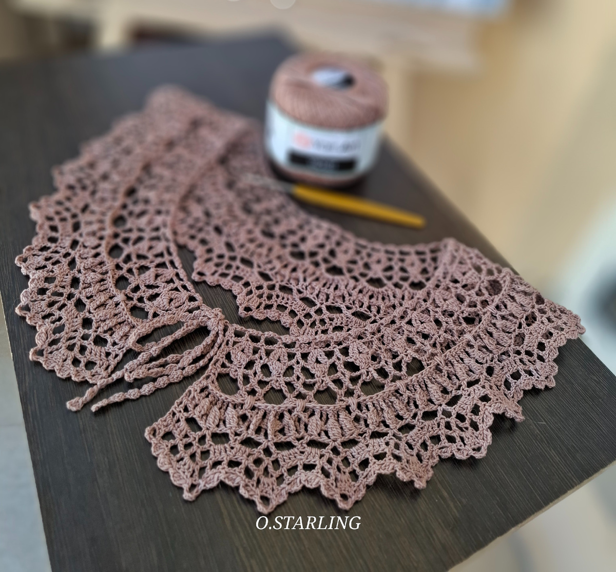 Воротничок в стиле Бохо