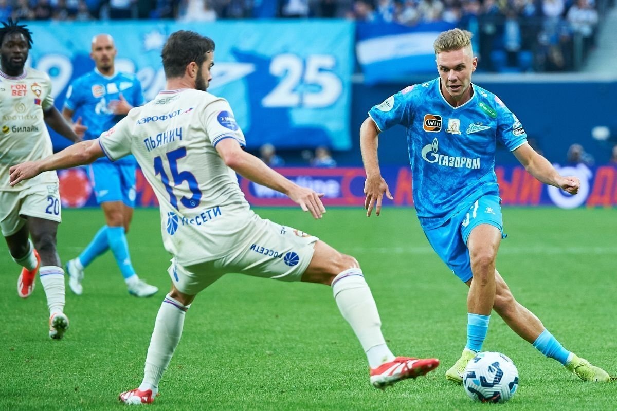 "Зенит" ЦСКА.