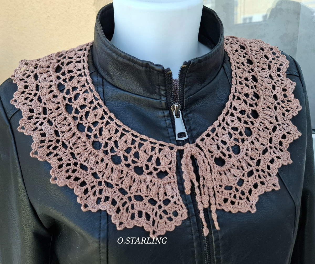Воротничок из пряжи VIOLET от YarnArt