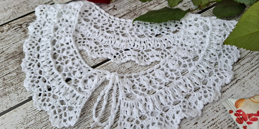 Не могу остановиться! Вязаные воротнички в стиле Бохо – это волшебство! 🤍