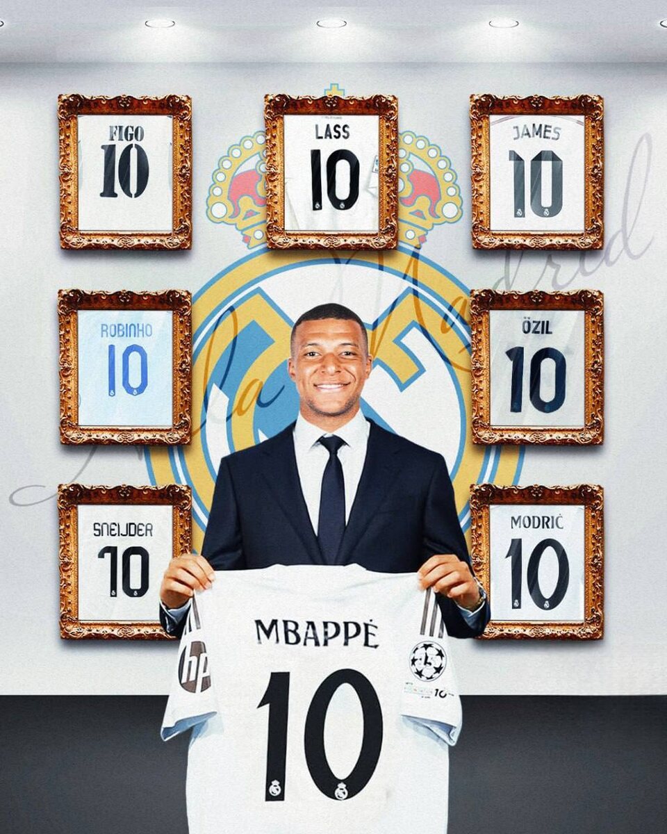Килиан Мбаппе Лоттен — французский профессиональный футболист, родившийся 20 декабря 1998 года в Бонди, пригороде Парижа, Франция. Он является одним из самых талантливых и высокооплачиваемых футболистов своего поколения. ОФИЦИАЛЬНО! Мбаппе получил 10-й номер в «Реале»Килиан стал восьмым в 21 веке, кто будет бегать под «десяткой» за мадридский клуб. Последним обладателем был Модрич