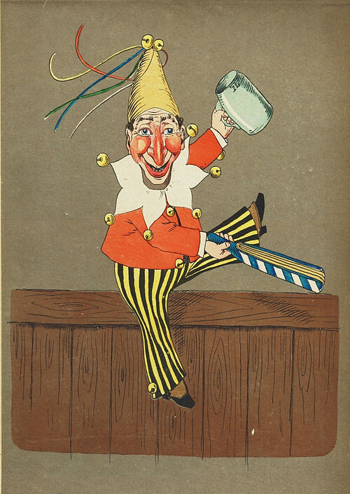 Лотарь Меггендорфер Мюнхенский Касперль (книжная иллюстрация 1867 года)