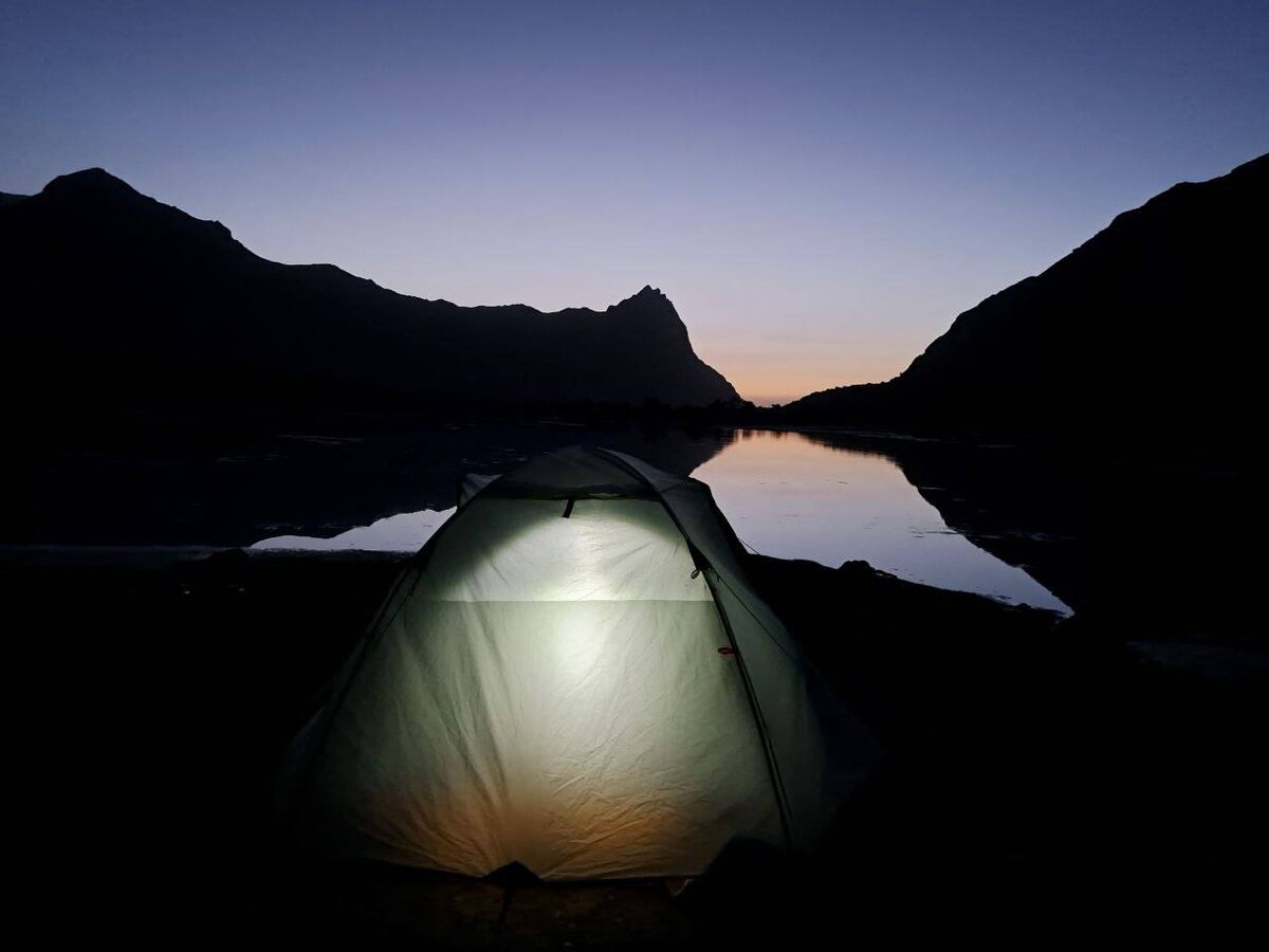 Ночь в Фанских горах. Таджикистан. 