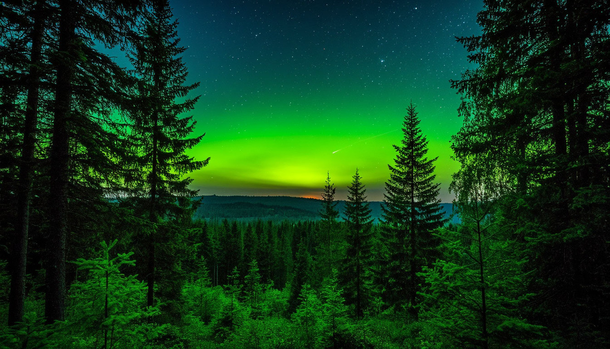 Мы собирались понаблюдать за ночным небом.