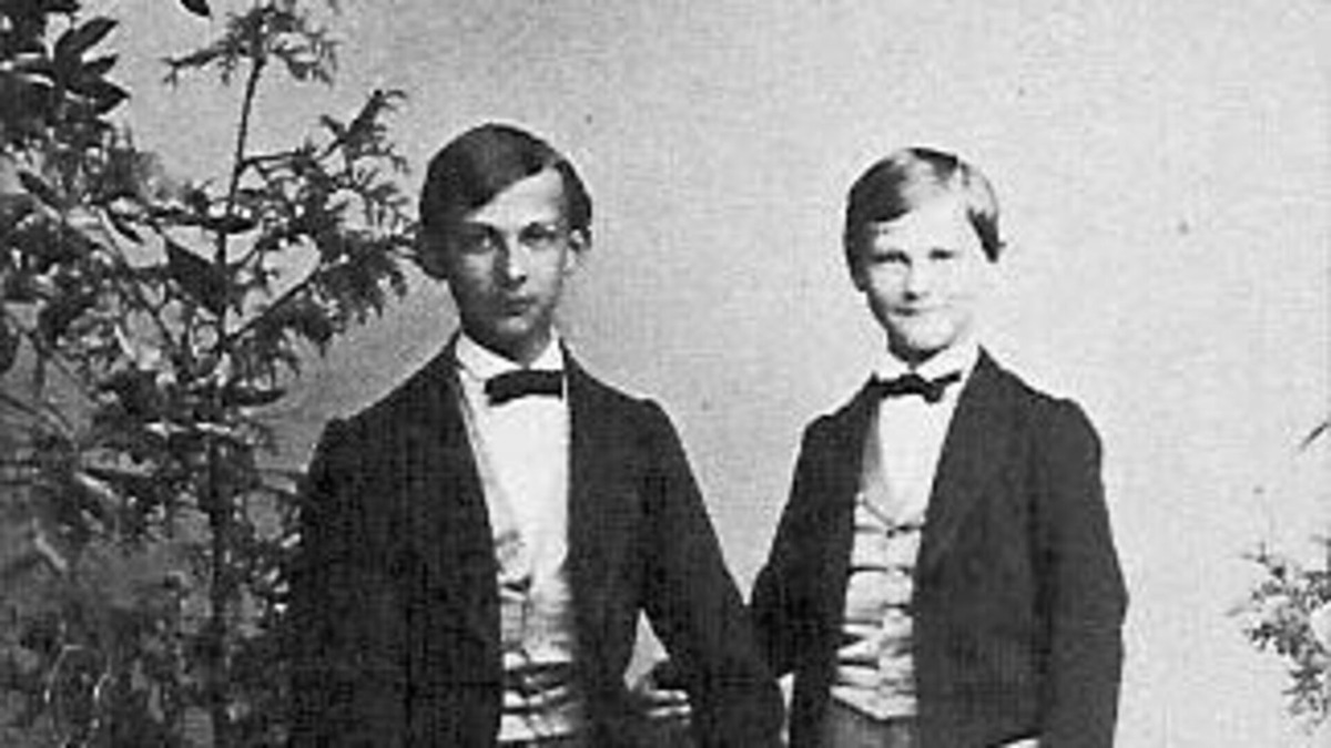 Людвиг и Отто на прогулке. 