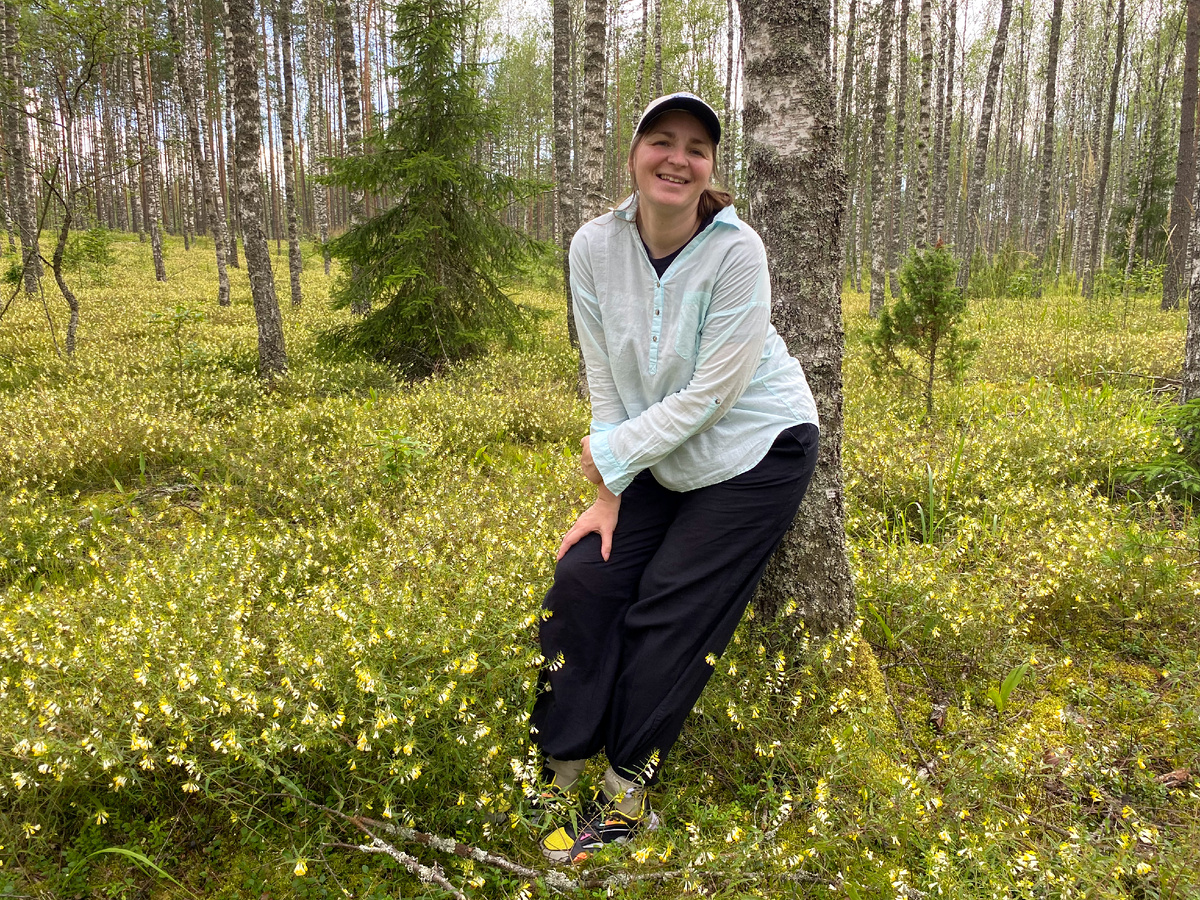 Меня зовут Марина - это я в лесах заказника Синьша