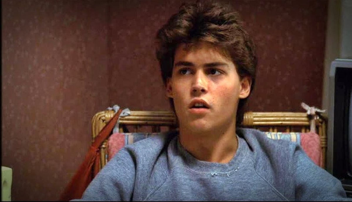 Джонни Депп в фильме "Кошмар на улице Вязов"