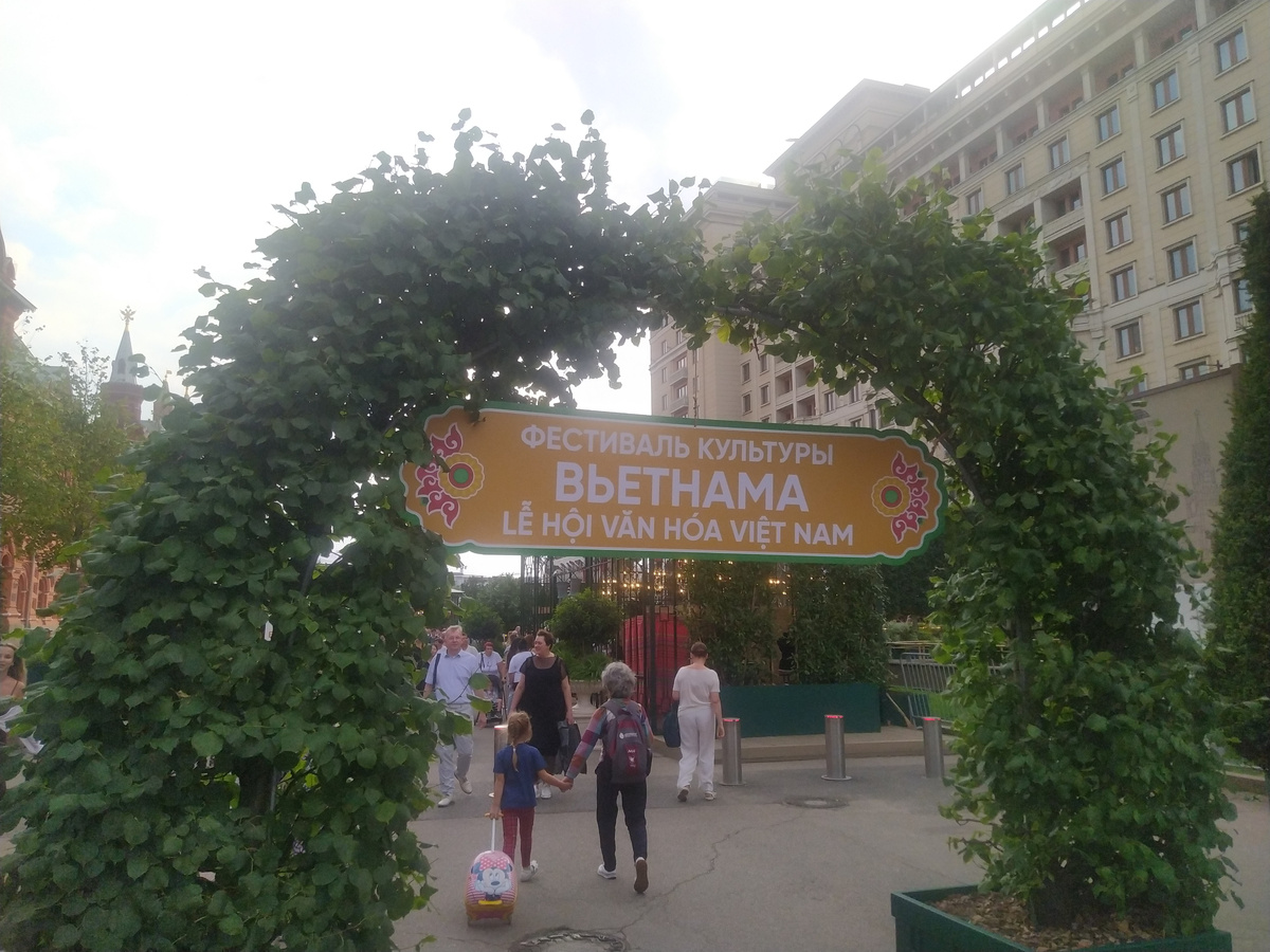 Вход на фестиваль культуры Вьетнама 2025