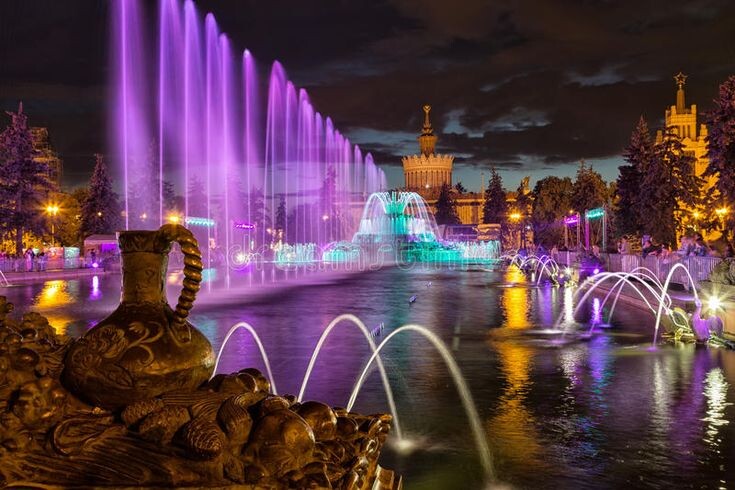 Яндекс Открытый источник фонтан Каменный Цветок ВДНХ