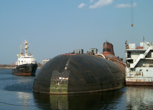 Из свободного источника. АПЛ пр.941 "Акула".