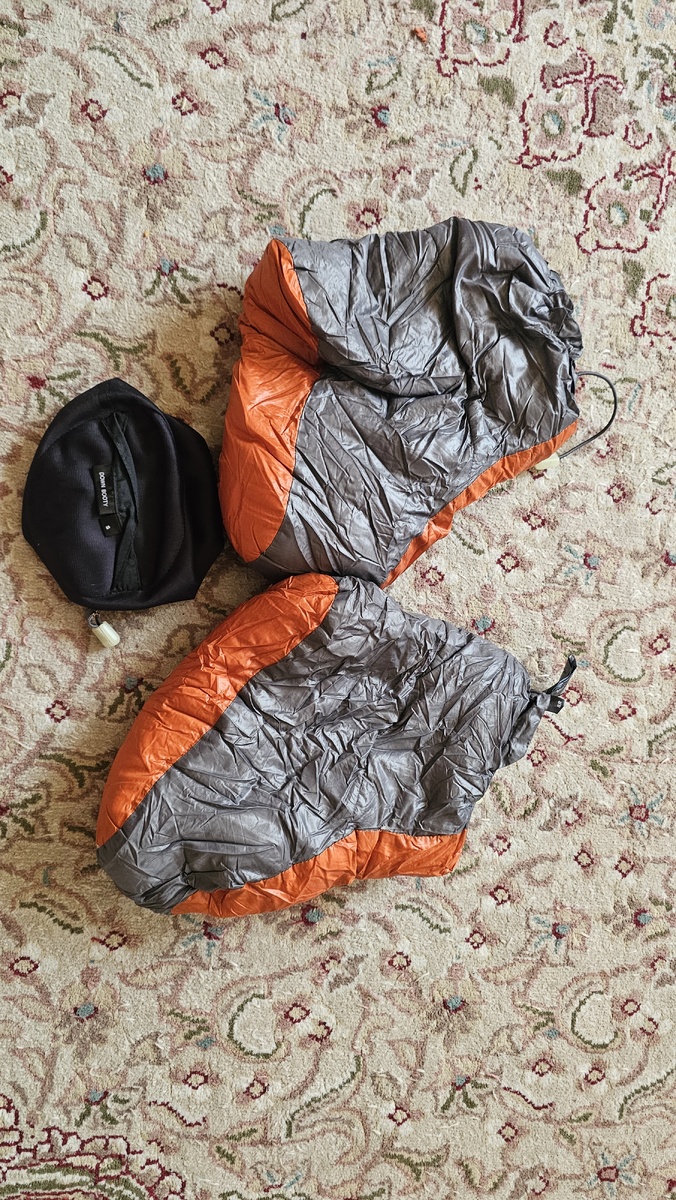 Мои пуховые чуни бренда Expedition equipment