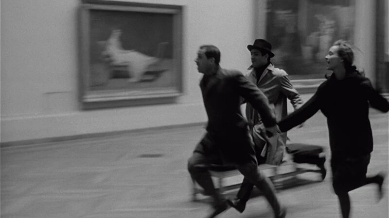     Фильм «Банда аутсайдеров» в «Премьере». Кадр из фильма Жана-Люка Годара «Банда аутсайдеров».