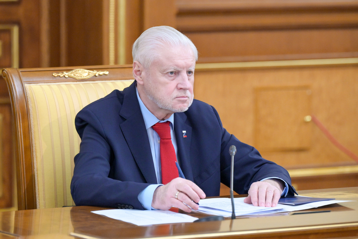    Председатель партии "Справедливая Россия - За правду" Сергей Миронов  Александр Астафьев/ТАСС