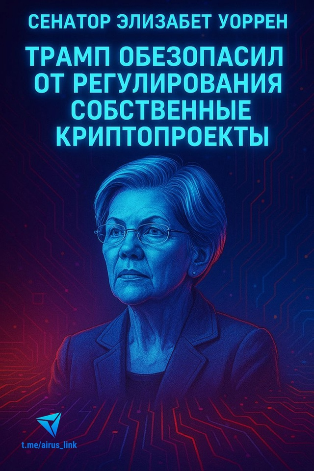 Сенатор Уоррен против Трампа: Конфликт интересов из-за семейного стейблкоина на $2 млрд