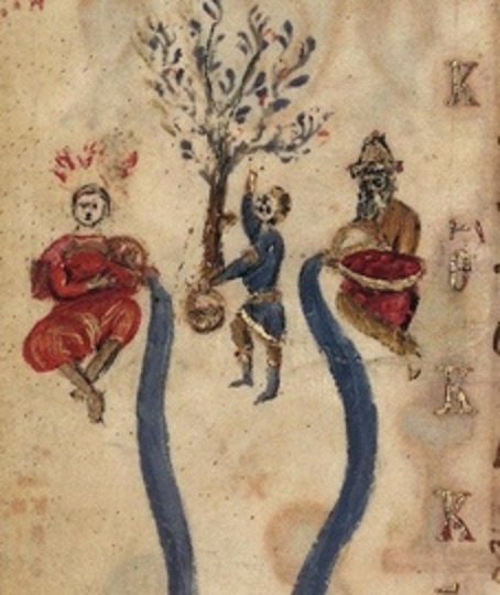 Сбор плодов. Псалтирь Барберини. 11 в.